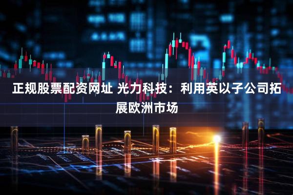 正规股票配资网址 光力科技：利用英以子公司拓展欧洲市场