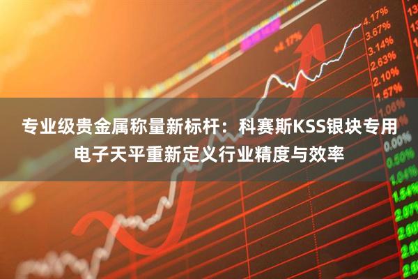 专业级贵金属称量新标杆：科赛斯KSS银块专用电子天平重新定义行业精度与效率