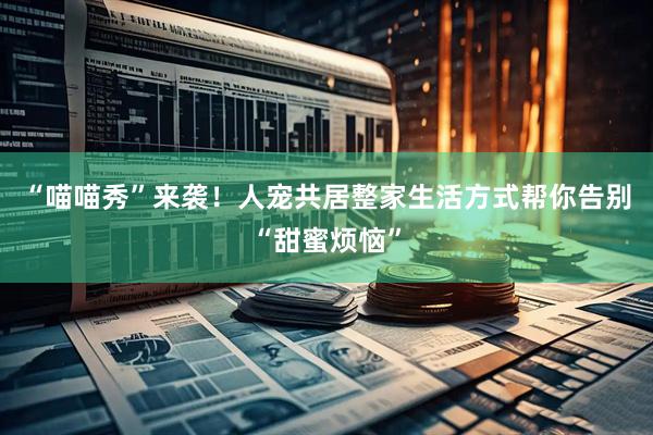“喵喵秀”来袭！人宠共居整家生活方式帮你告别“甜蜜烦恼”
