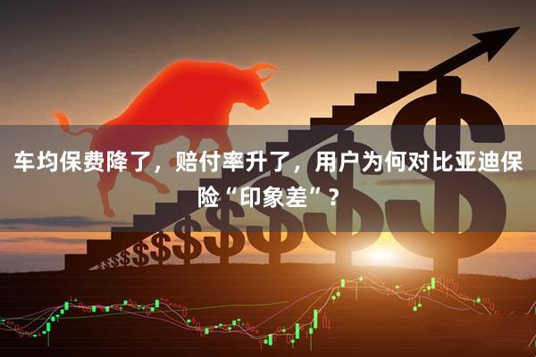 车均保费降了，赔付率升了，用户为何对比亚迪保险“印象差”？